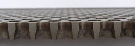 8.0mm ronde perfroatie in een plaatdikte van 10.0mm roestvast staal